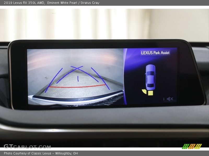 Eminent White Pearl / Stratus Gray 2019 Lexus RX 350L AWD