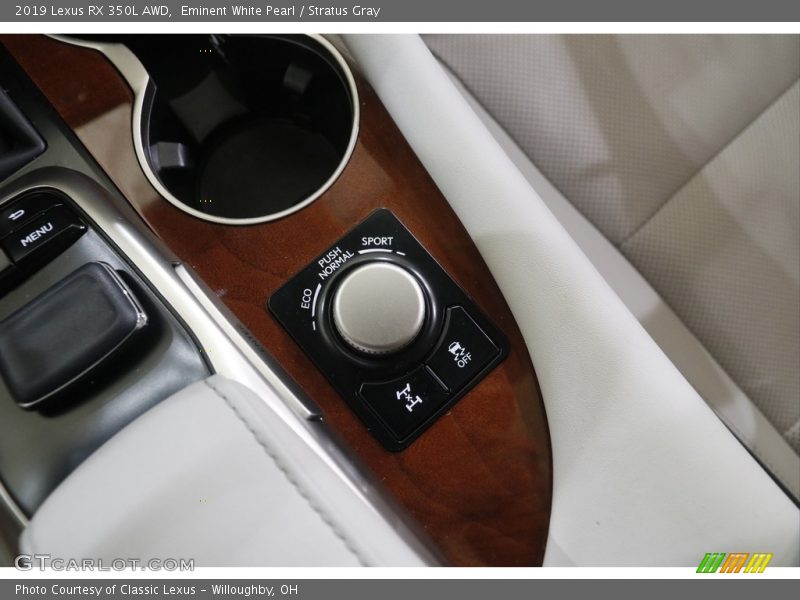 Eminent White Pearl / Stratus Gray 2019 Lexus RX 350L AWD