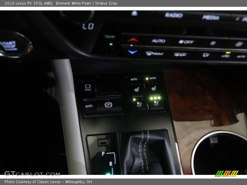 Eminent White Pearl / Stratus Gray 2019 Lexus RX 350L AWD