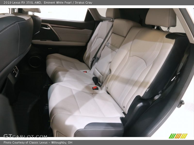 Eminent White Pearl / Stratus Gray 2019 Lexus RX 350L AWD