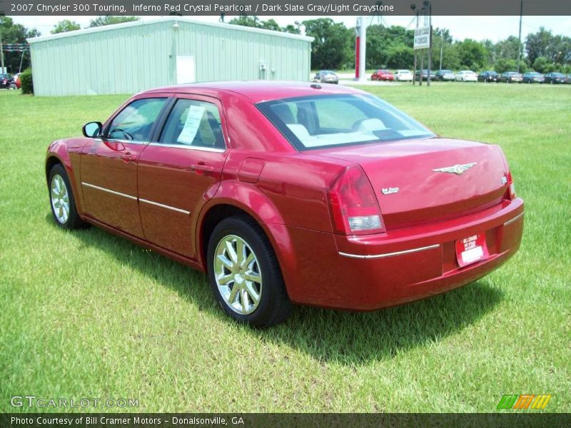 Inferno Red Crystal Pearlcoat / Dark Slate Gray/Light Graystone 2007 Chrysler 300 Touring