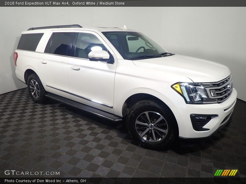 Oxford White / Medium Stone 2018 Ford Expedition XLT Max 4x4