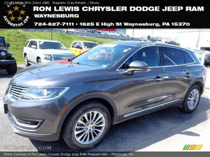 Magnetic Gray Metallic / Ebony 2018 Lincoln MKX Select AWD