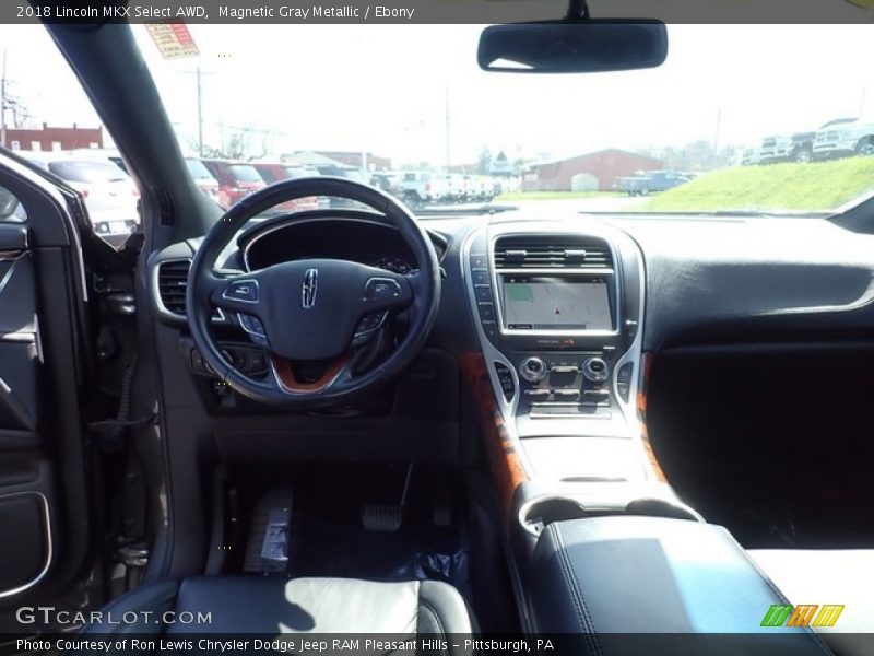Dashboard of 2018 MKX Select AWD