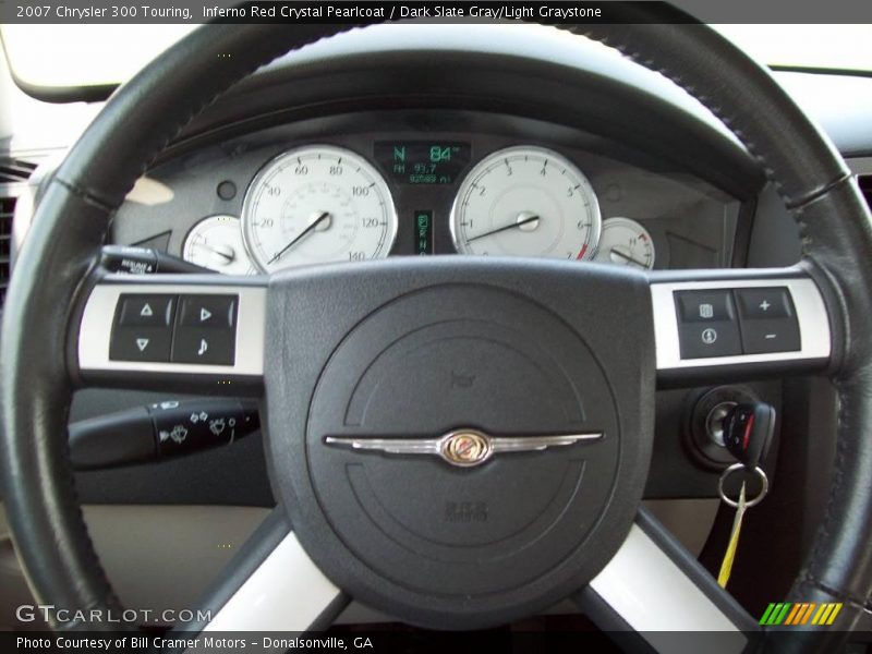 Inferno Red Crystal Pearlcoat / Dark Slate Gray/Light Graystone 2007 Chrysler 300 Touring