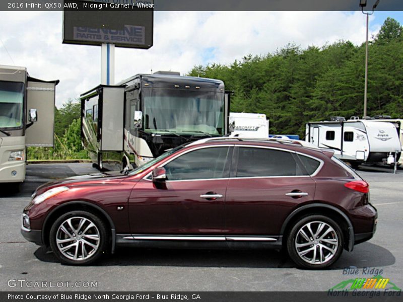  2016 QX50 AWD Midnight Garnet