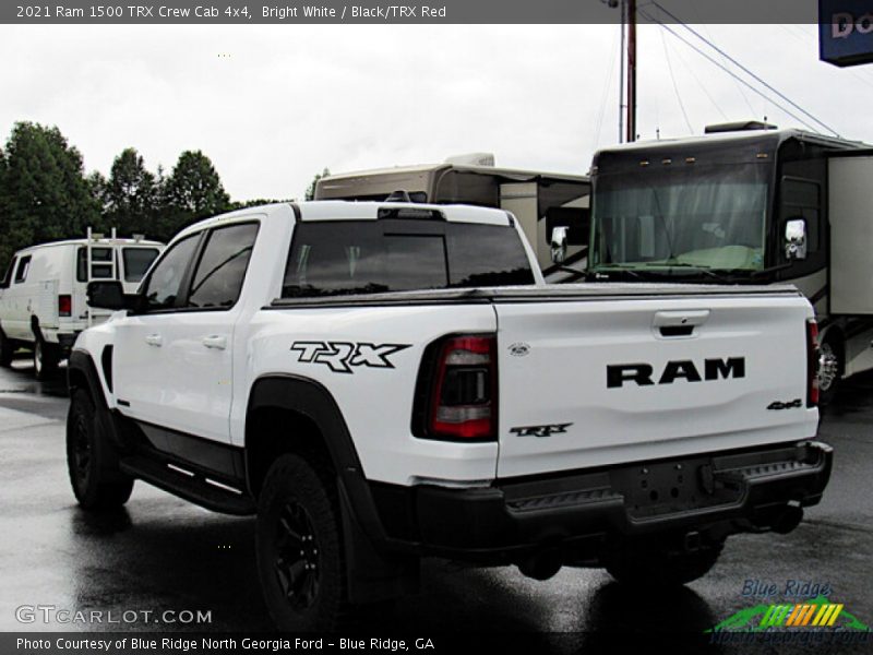 Bright White / Black/TRX Red 2021 Ram 1500 TRX Crew Cab 4x4