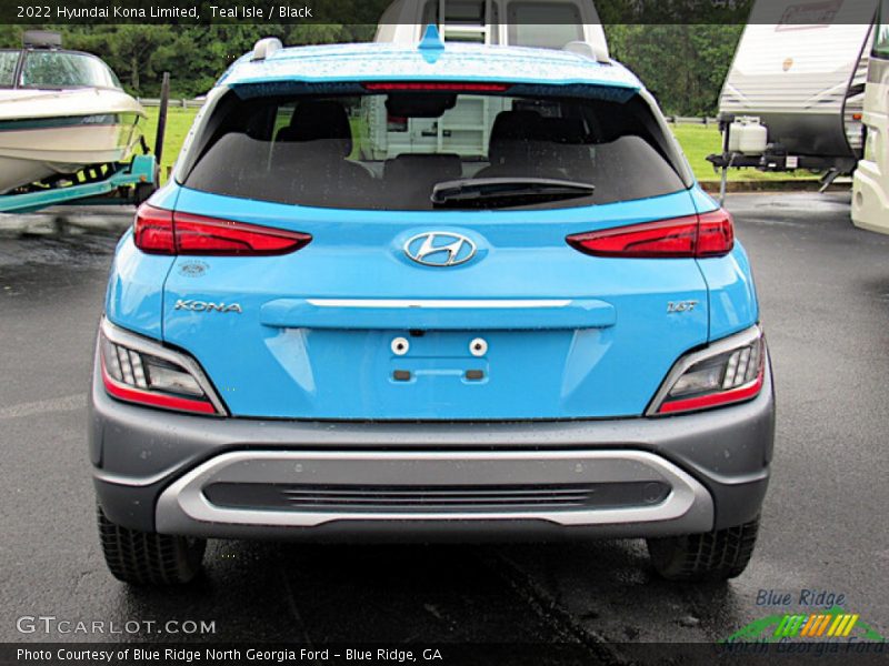Teal Isle / Black 2022 Hyundai Kona Limited