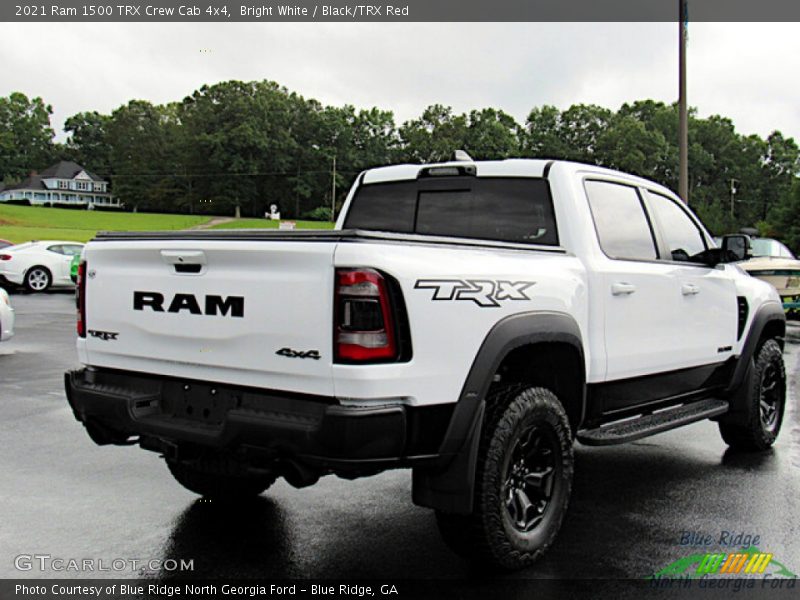 Bright White / Black/TRX Red 2021 Ram 1500 TRX Crew Cab 4x4