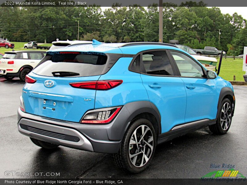 Teal Isle / Black 2022 Hyundai Kona Limited