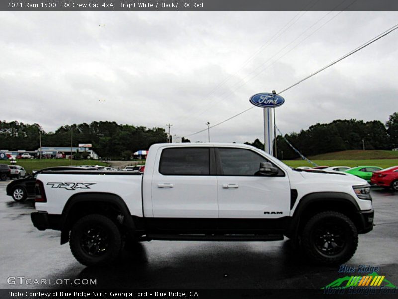 Bright White / Black/TRX Red 2021 Ram 1500 TRX Crew Cab 4x4