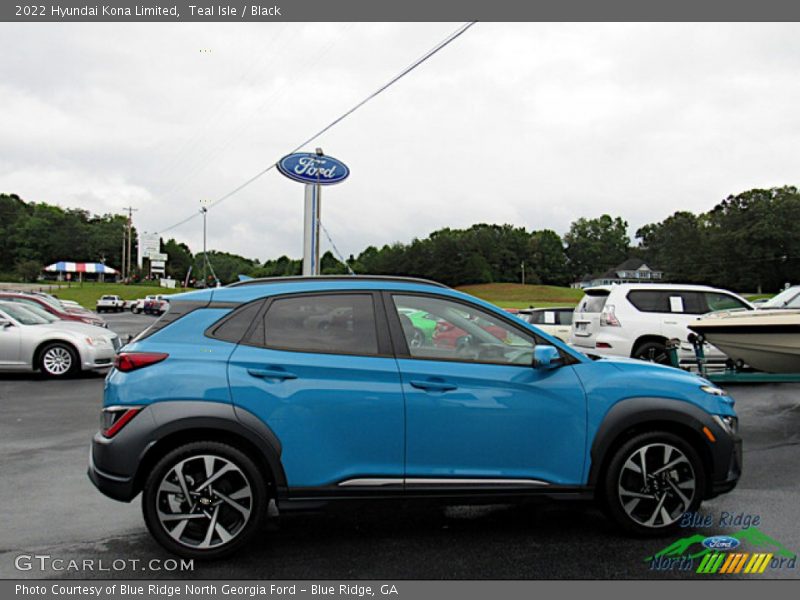 Teal Isle / Black 2022 Hyundai Kona Limited