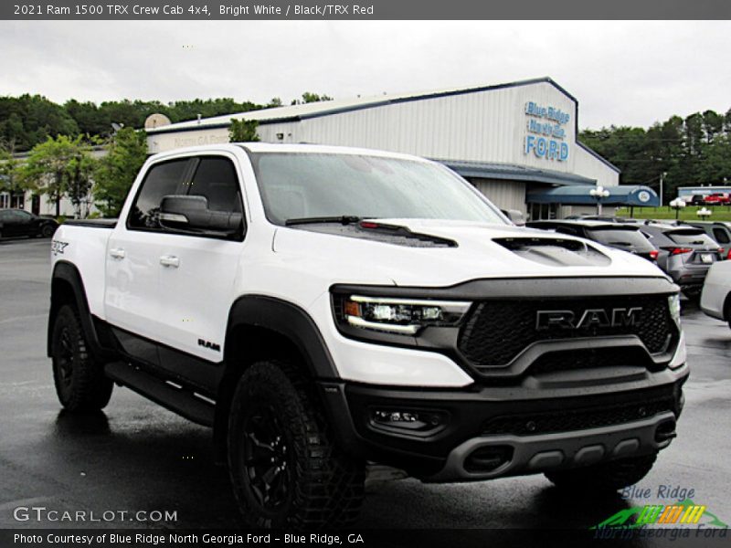 Bright White / Black/TRX Red 2021 Ram 1500 TRX Crew Cab 4x4