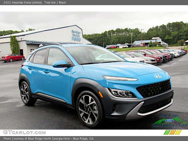 Teal Isle / Black 2022 Hyundai Kona Limited