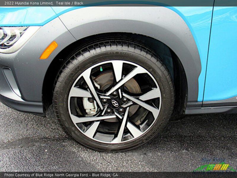 Teal Isle / Black 2022 Hyundai Kona Limited