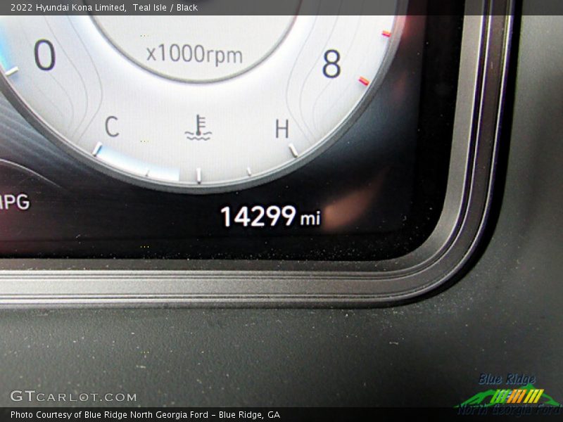 Teal Isle / Black 2022 Hyundai Kona Limited
