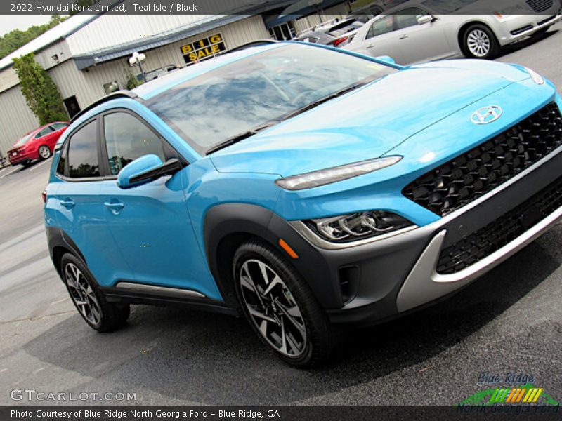 Teal Isle / Black 2022 Hyundai Kona Limited