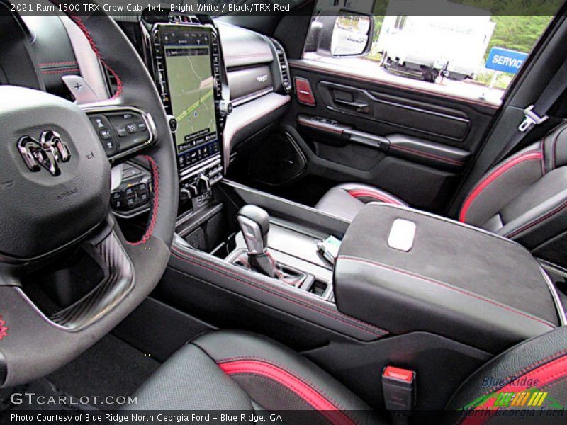 Bright White / Black/TRX Red 2021 Ram 1500 TRX Crew Cab 4x4