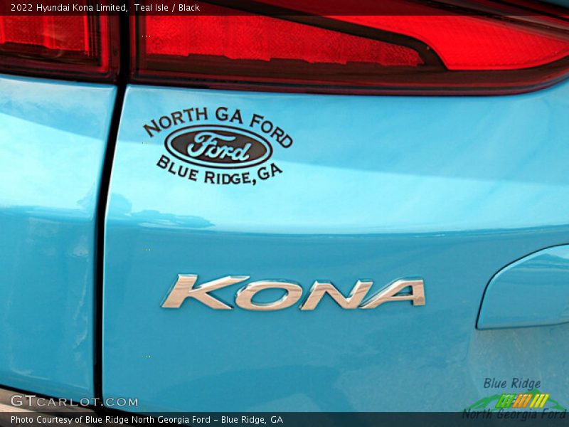 Teal Isle / Black 2022 Hyundai Kona Limited