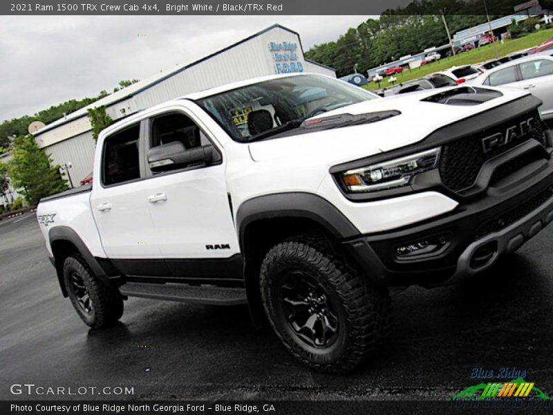 Bright White / Black/TRX Red 2021 Ram 1500 TRX Crew Cab 4x4