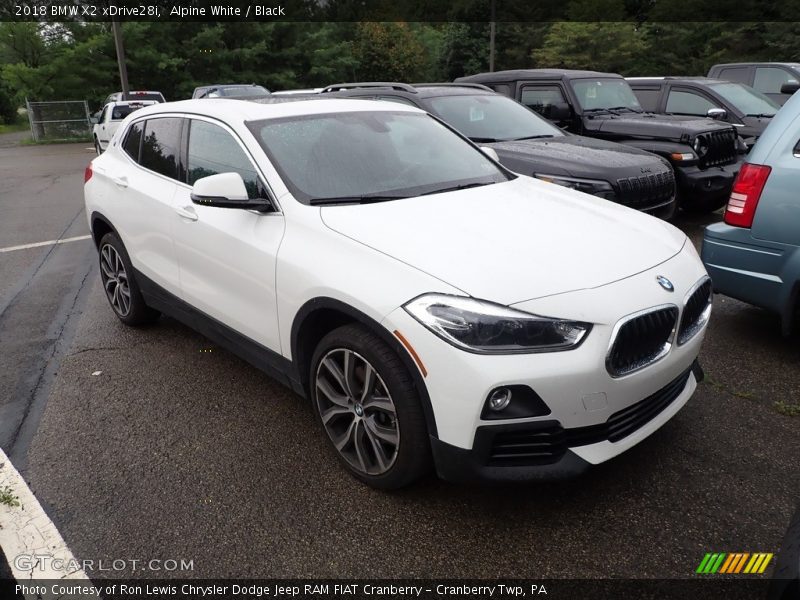 Alpine White / Black 2018 BMW X2 xDrive28i