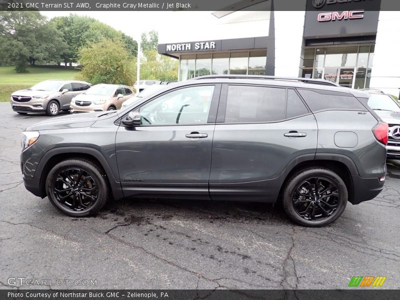 Graphite Gray Metallic / Jet Black 2021 GMC Terrain SLT AWD