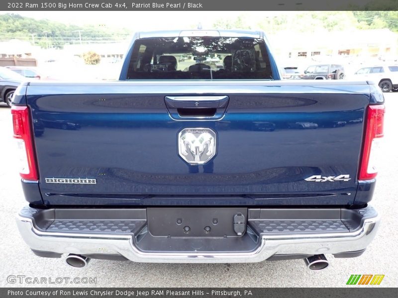 Patriot Blue Pearl / Black 2022 Ram 1500 Big Horn Crew Cab 4x4