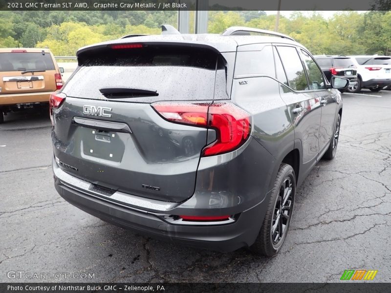 Graphite Gray Metallic / Jet Black 2021 GMC Terrain SLT AWD