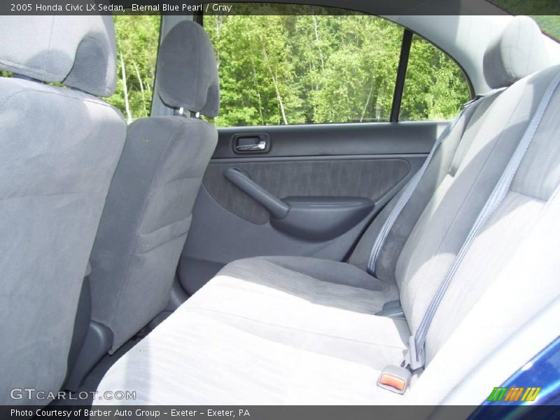 Eternal Blue Pearl / Gray 2005 Honda Civic LX Sedan