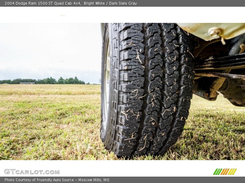 Bright White / Dark Slate Gray 2004 Dodge Ram 1500 ST Quad Cab 4x4