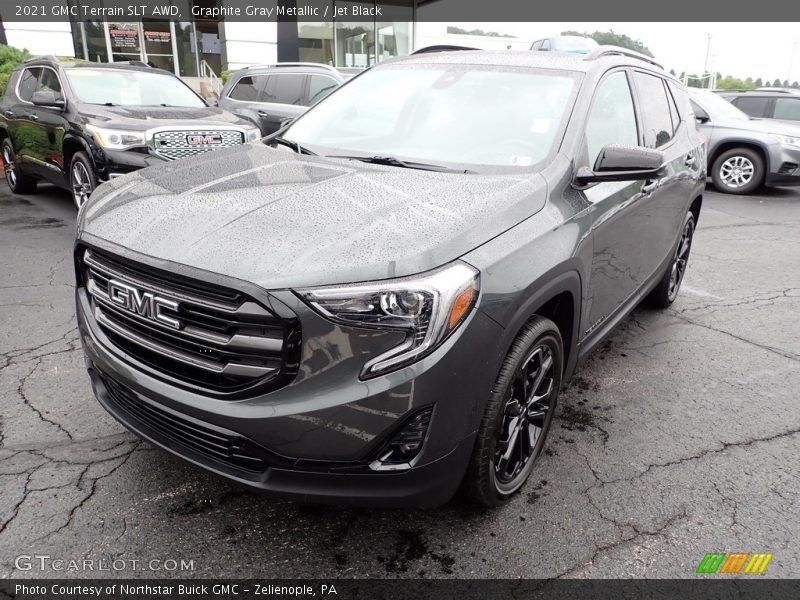 Graphite Gray Metallic / Jet Black 2021 GMC Terrain SLT AWD