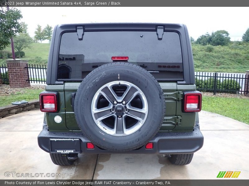 Sarge Green / Black 2023 Jeep Wrangler Unlimited Sahara 4x4
