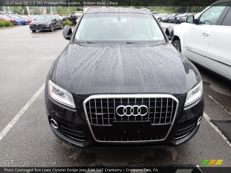 Brilliant Black / Black 2016 Audi Q5 2.0 TFSI Premium Plus quattro