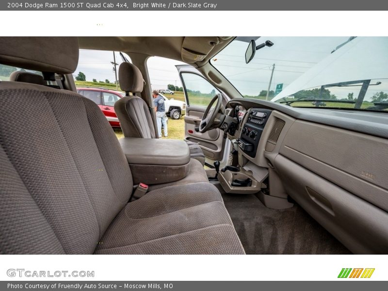 Bright White / Dark Slate Gray 2004 Dodge Ram 1500 ST Quad Cab 4x4