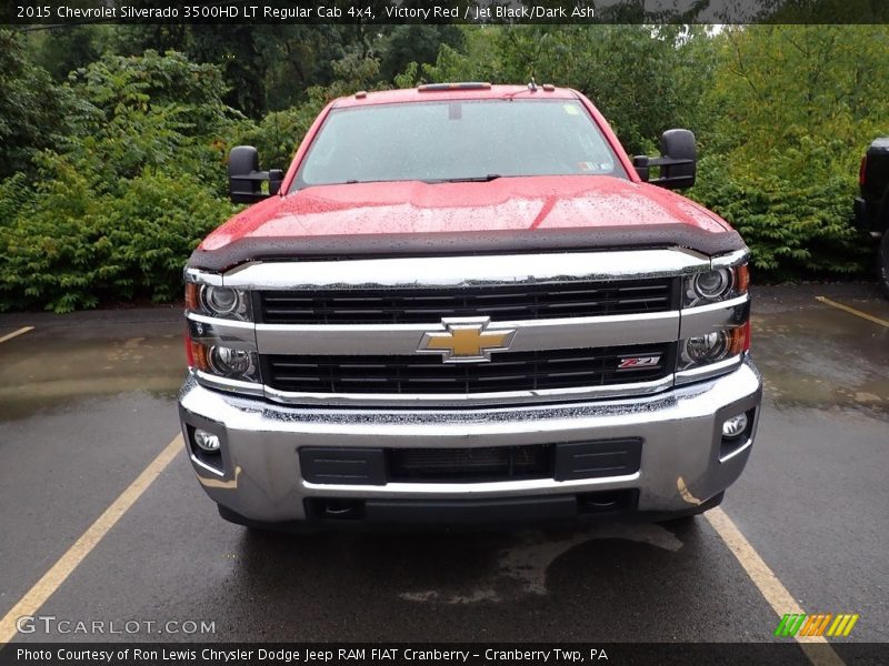 Victory Red / Jet Black/Dark Ash 2015 Chevrolet Silverado 3500HD LT Regular Cab 4x4