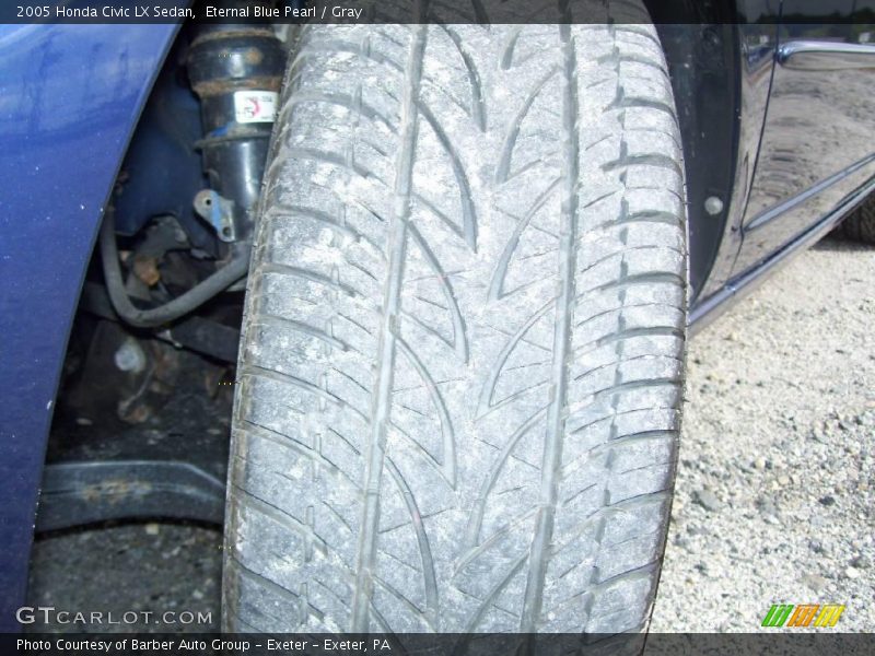 Eternal Blue Pearl / Gray 2005 Honda Civic LX Sedan
