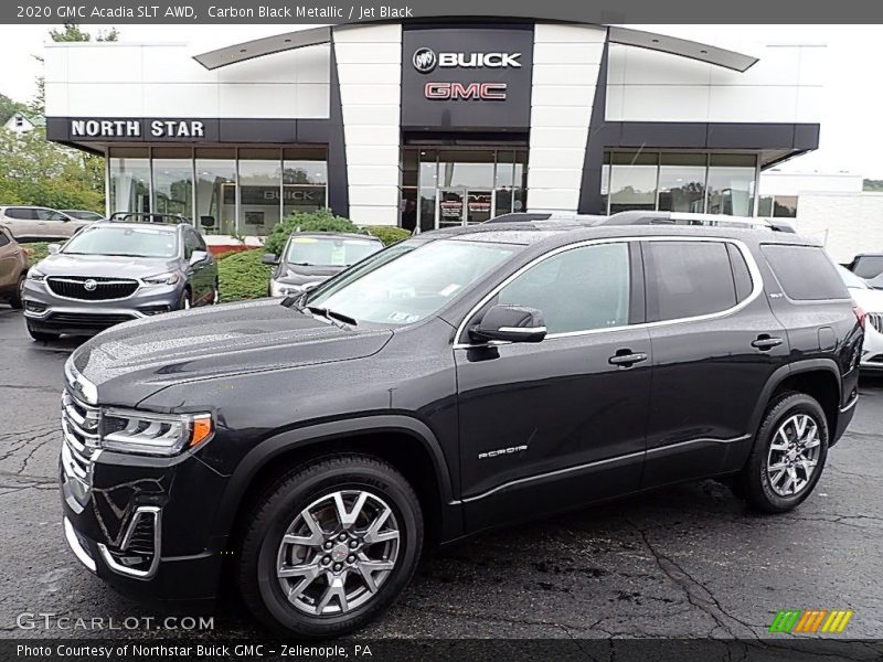 Carbon Black Metallic / Jet Black 2020 GMC Acadia SLT AWD