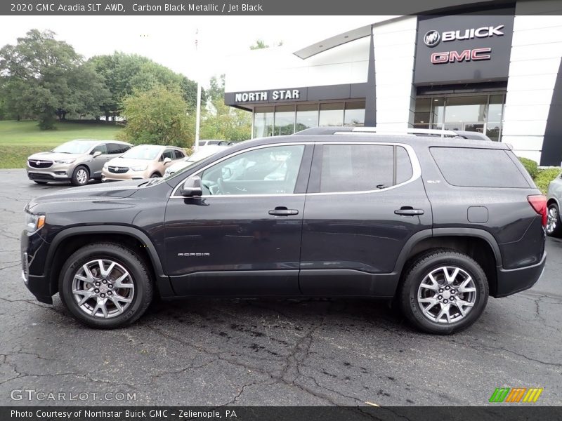 Carbon Black Metallic / Jet Black 2020 GMC Acadia SLT AWD