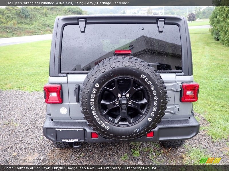 Sting-Gray / Heritage Tan/Black 2023 Jeep Wrangler Unlimited Willys 4x4