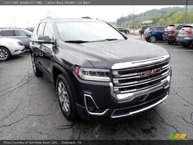 Carbon Black Metallic / Jet Black 2020 GMC Acadia SLT AWD