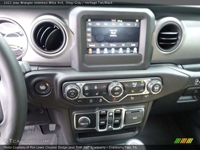 Sting-Gray / Heritage Tan/Black 2023 Jeep Wrangler Unlimited Willys 4x4