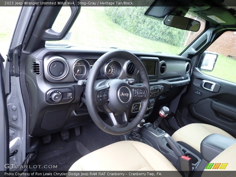  2023 Wrangler Unlimited Willys 4x4 Heritage Tan/Black Interior