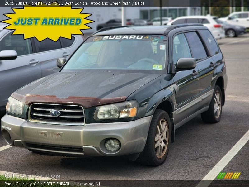 Woodland Green Pearl / Beige 2005 Subaru Forester 2.5 XS L.L.Bean Edition
