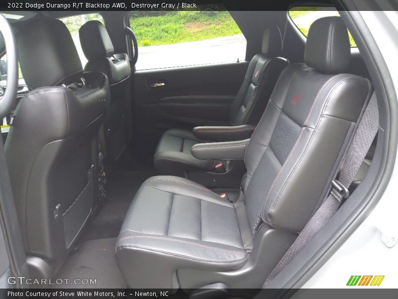 Rear Seat of 2022 Durango R/T Blacktop AWD