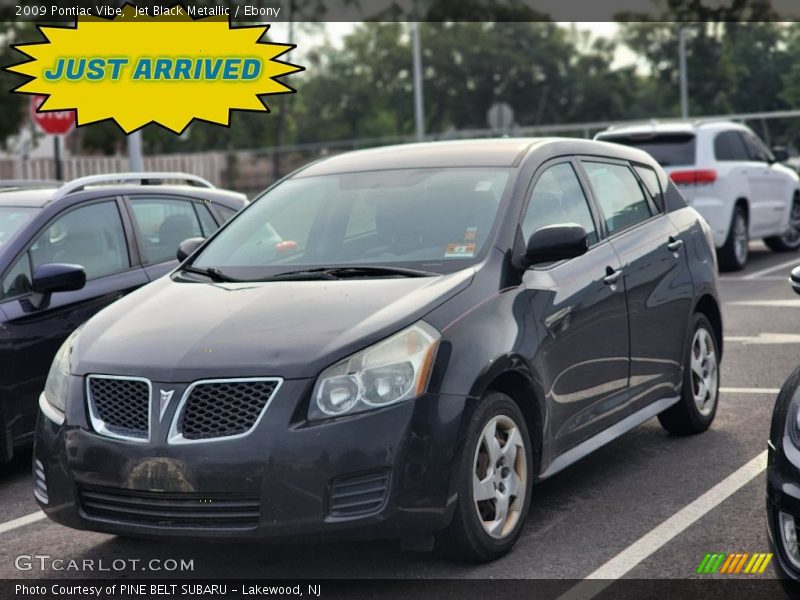 Jet Black Metallic / Ebony 2009 Pontiac Vibe