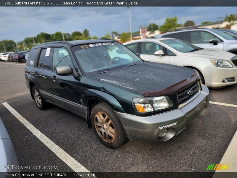 Woodland Green Pearl / Beige 2005 Subaru Forester 2.5 XS L.L.Bean Edition