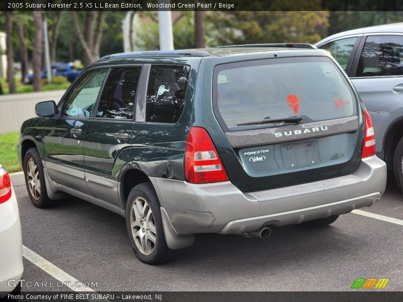 Woodland Green Pearl / Beige 2005 Subaru Forester 2.5 XS L.L.Bean Edition