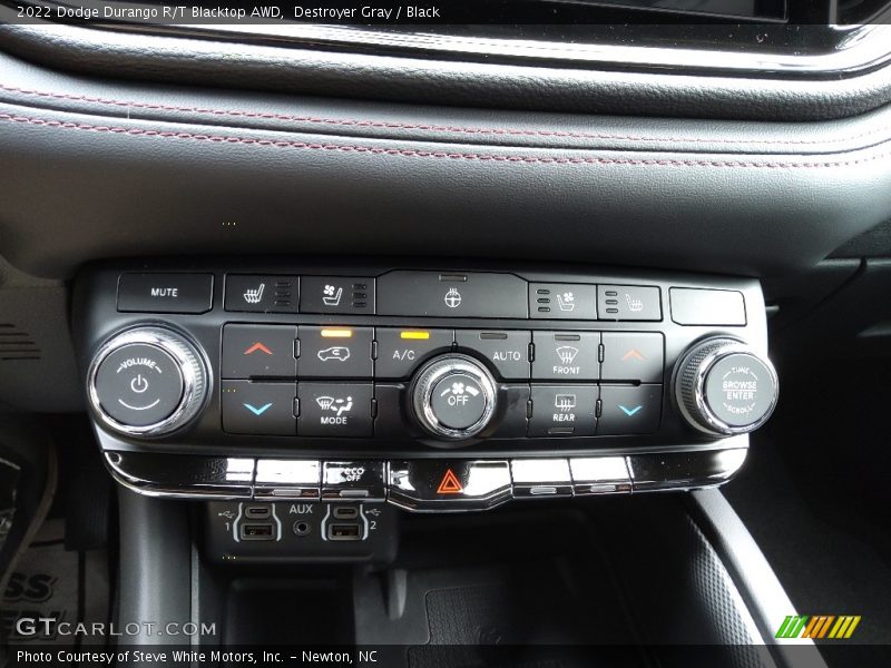 Controls of 2022 Durango R/T Blacktop AWD
