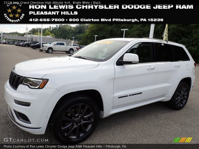 Bright White / Black 2019 Jeep Grand Cherokee High Altitude 4x4