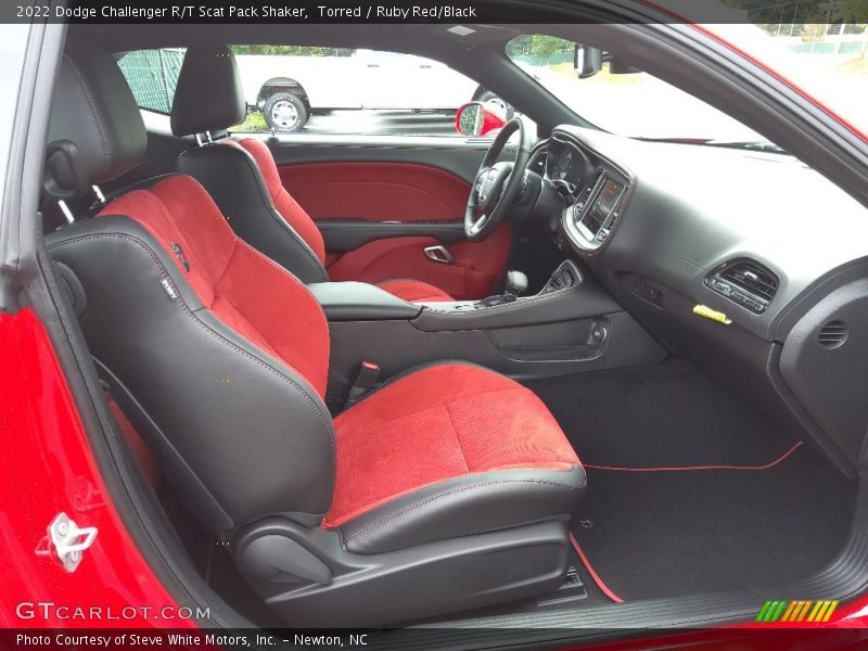 Front Seat of 2022 Challenger R/T Scat Pack Shaker